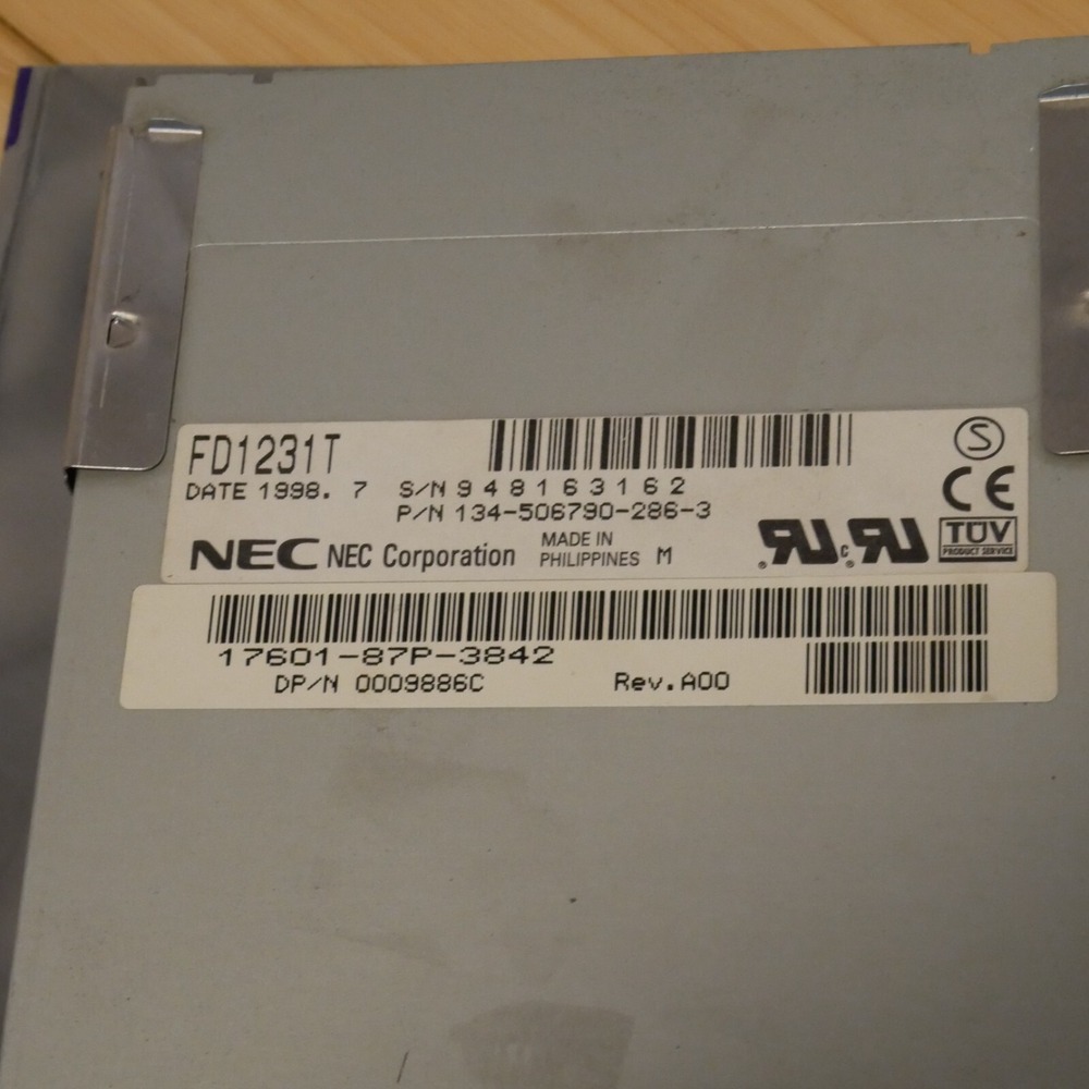 NEC HP 3.5 inch‎ Floppy Disk Drive FD1231T Internal Desktop 1.44MB Tested - 39 - Picture 4 of 8